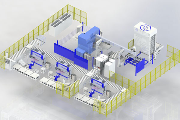 冲压折弯自动化生产线